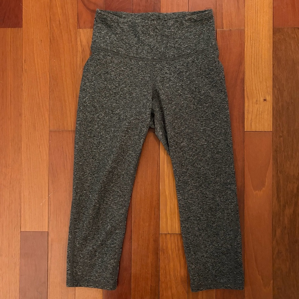 Old Navy Active Cropped Leggings Charcoal Grey Size Medium